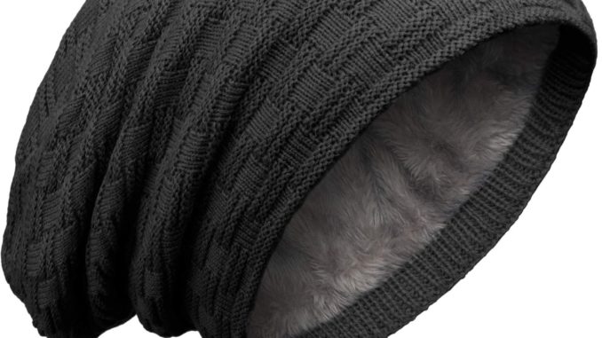Grin&Bear Long Slouch Beanie Grobstrick Teddyfleece M10 Grin&Bear Long Slouch Beanie Grobstrick Teddyfleece M10