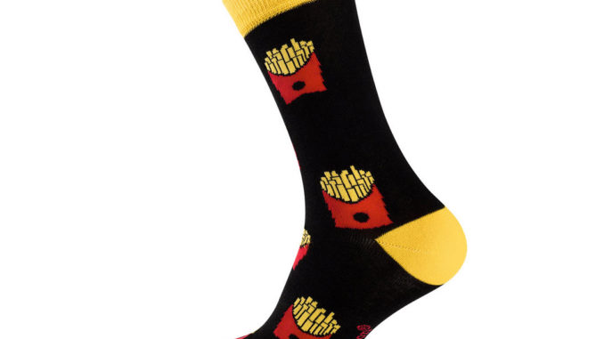 Pommes-Socken-VC-Einzeln Pommes-Socken